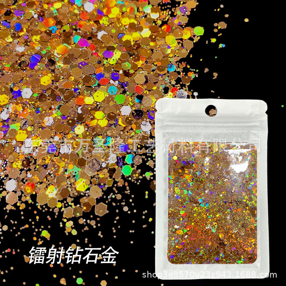 Wholesale Popular Holographic Mixed Size Sequins Filler